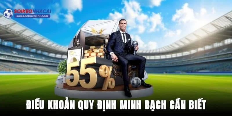 Quy định về tỷ lệ kèo là phần quan trọng nhất trong chuyên mục "Điều khoản":