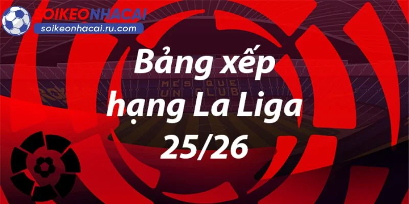 Bảng Xếp Hạng La Liga 2026: Những Ngã Rẽ Định Mệnh