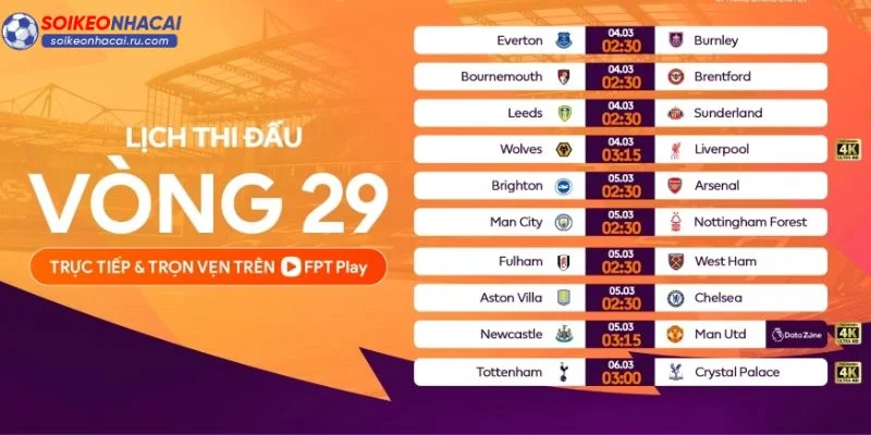 Lịch thi đấu Bundesliga chính thức được cập nhật mới nhất.