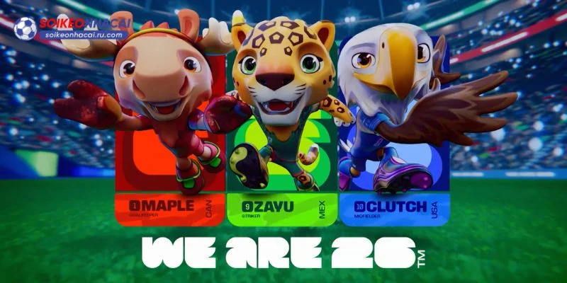 Linh vật của kỳ World Cup 2026 đã chính thức lộ diện.