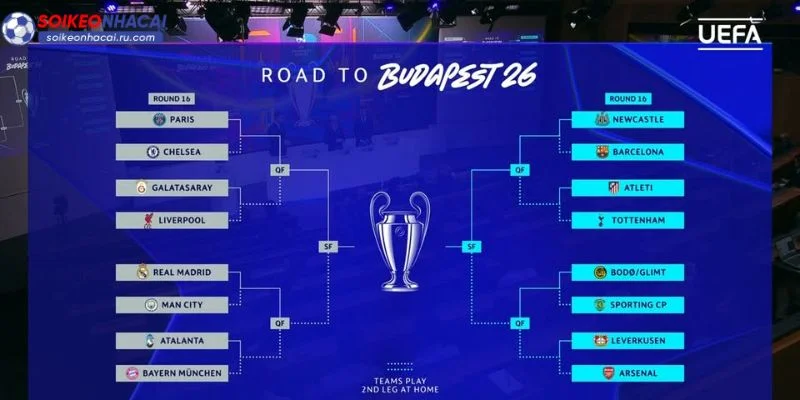 Sau vòng 1/8, các đội bóng mạnh nhất đã chính thức lộ diện.